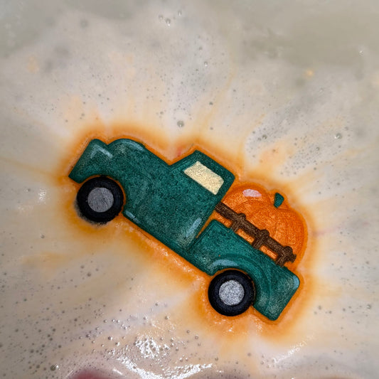 Mango Orange Pumpkin Truck Bath Bomb
