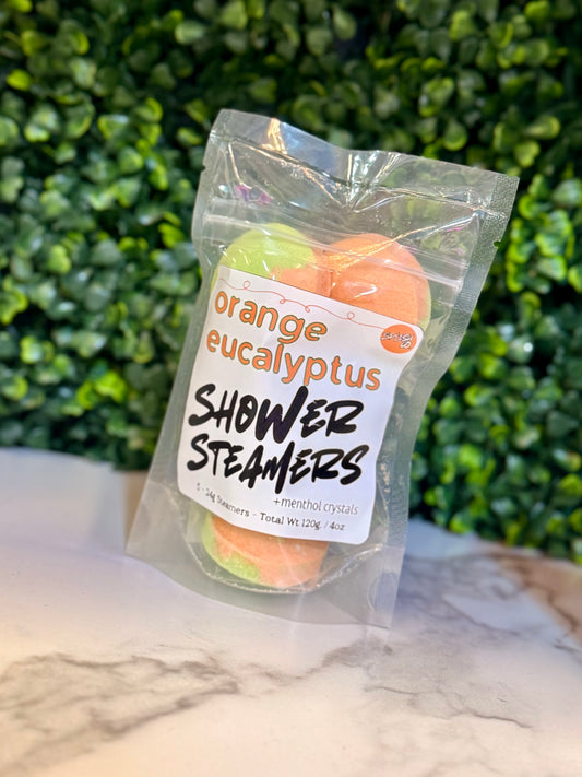 Orange + Eucalyptus Menthol Shower Steamers