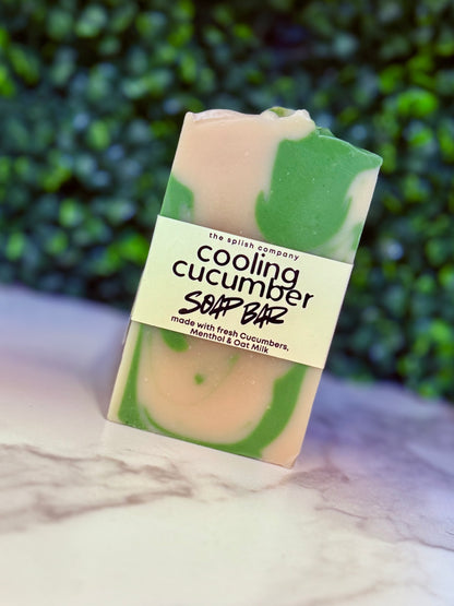Cooling Cucumber Menthol Soap Bar
