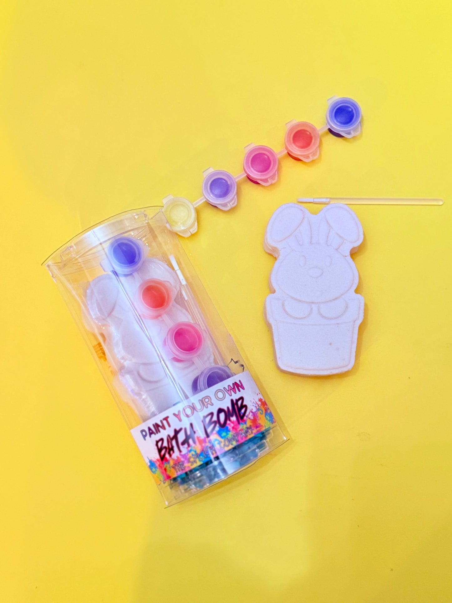 Paint Your Own Bunny Bath Bomb
