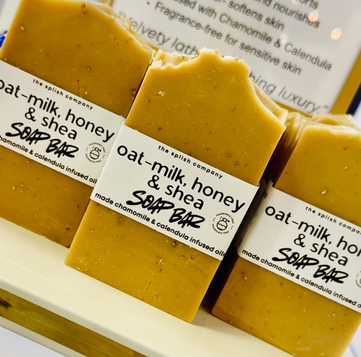 Oat Milk, Honey & Shea Soap Bar Monthly Subscription